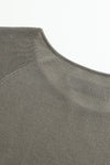 SWAYING/KNIT seamless three-quarter sleeve long skirt SW24SS2L15 gray green PS69